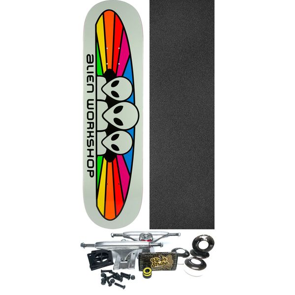 Alien Workshop Skateboards Spectrum Glow Skateboard Deck - 7.75" x 31.5" - Complete Skateboard Bundle